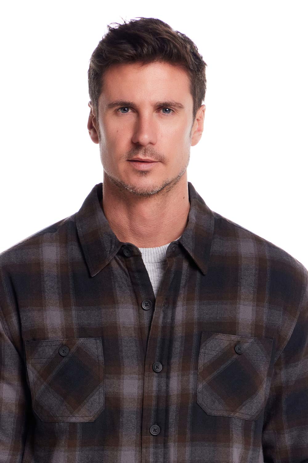 Weatherproof Vintage Sherpa Lined Shirt Jacket for Men in Mocha | F255441GK-MOCHA - Image 5
