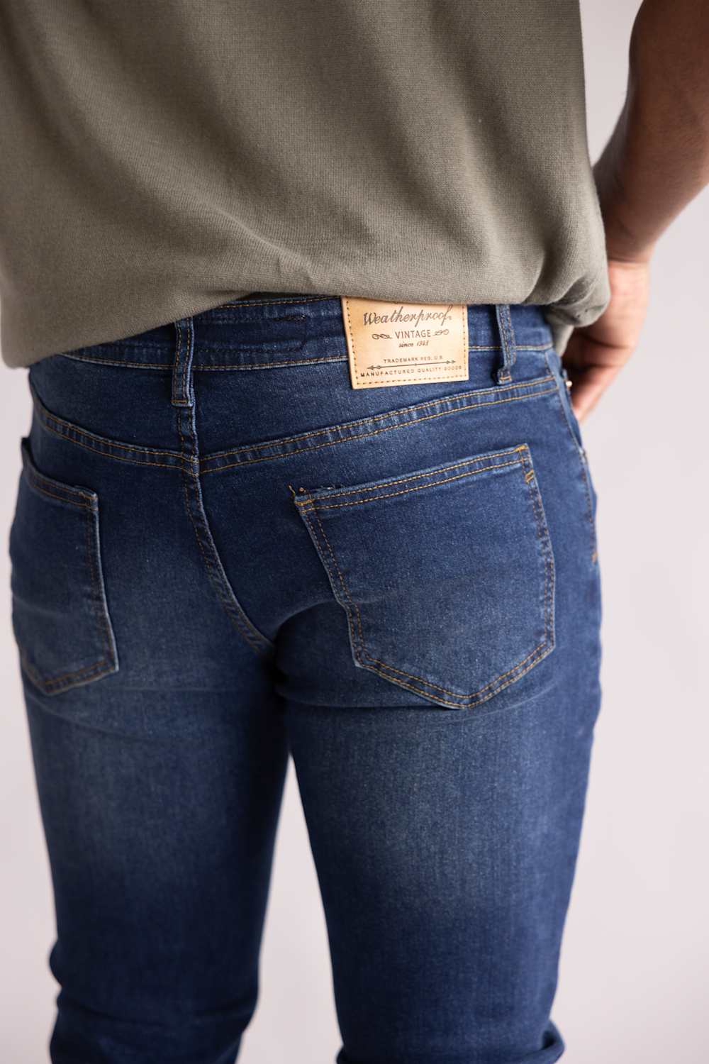 Weatherproof Vintage Slim Jeans for Men in Silt Blue | WP25-94SL-SILTBLUE - Image 3