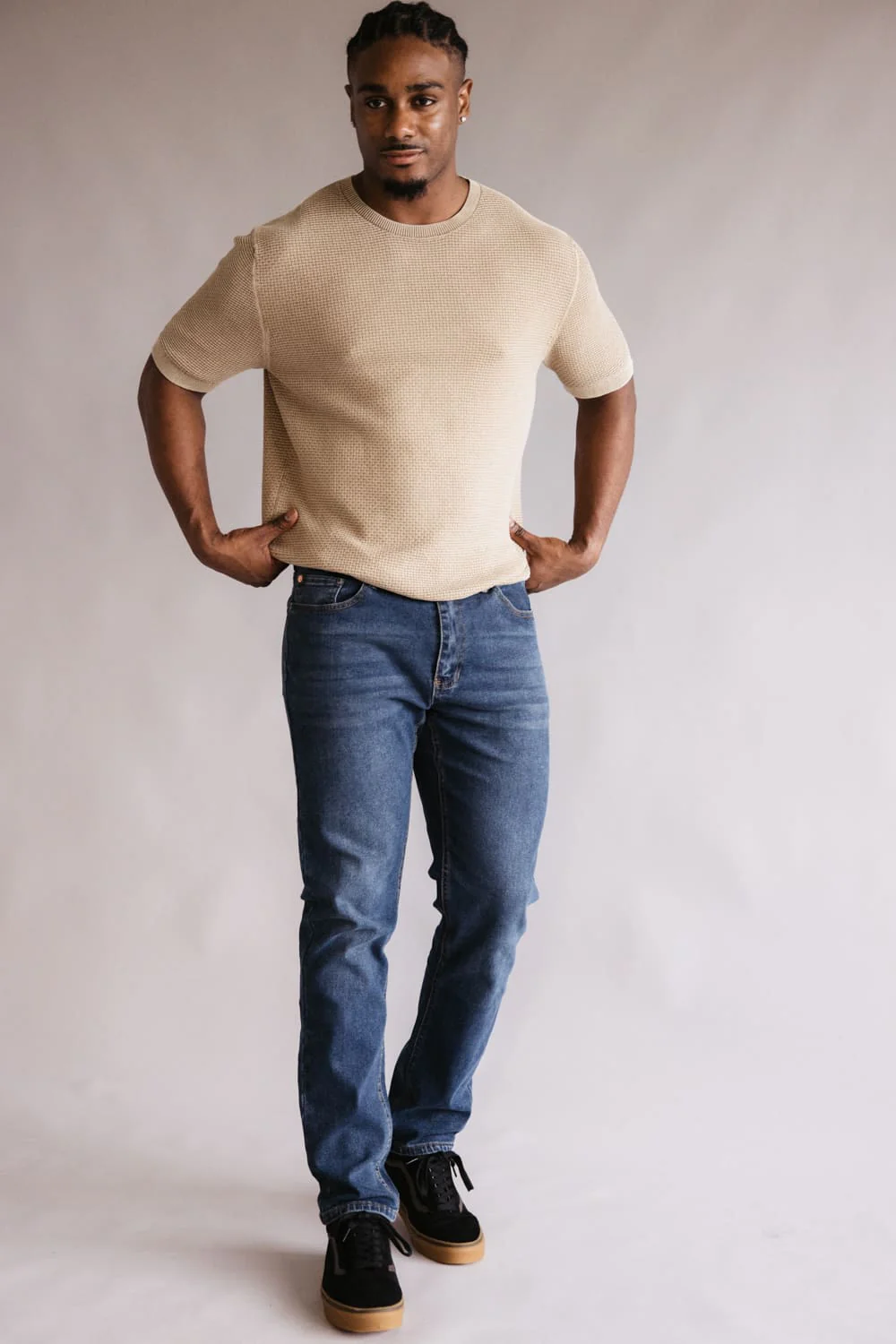 Weatherproof Vintage Slim Jeans for Men in Riverstone | WP25-94SR-RIVERSTONE - Image 2