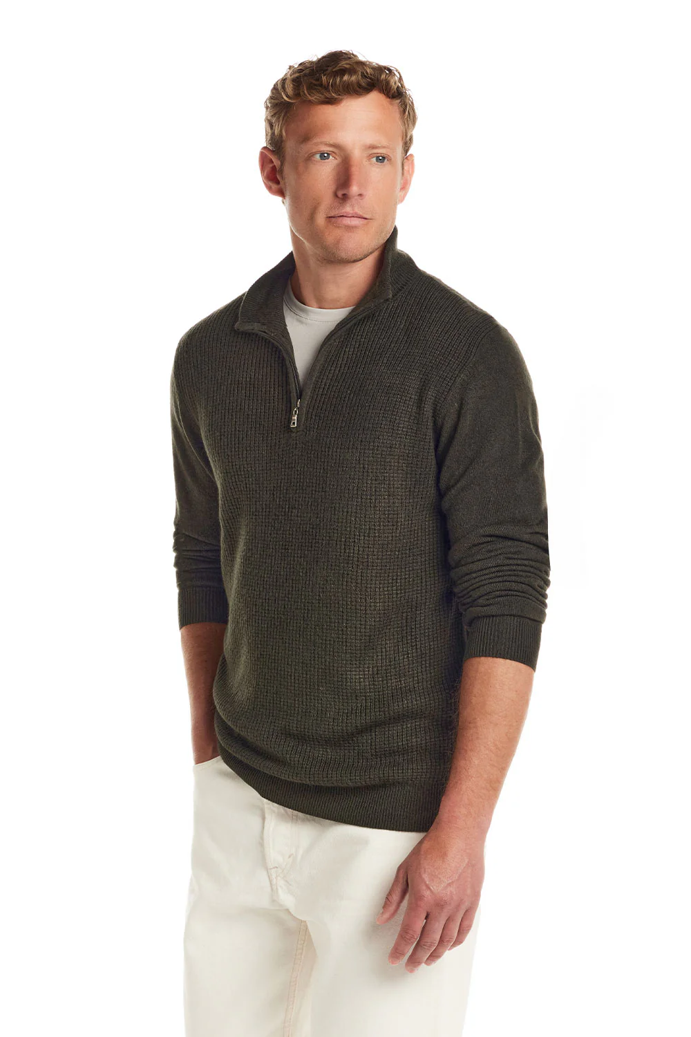 Weatherproof Vintage Soft Touch Quarter Zip for Men - Image 2