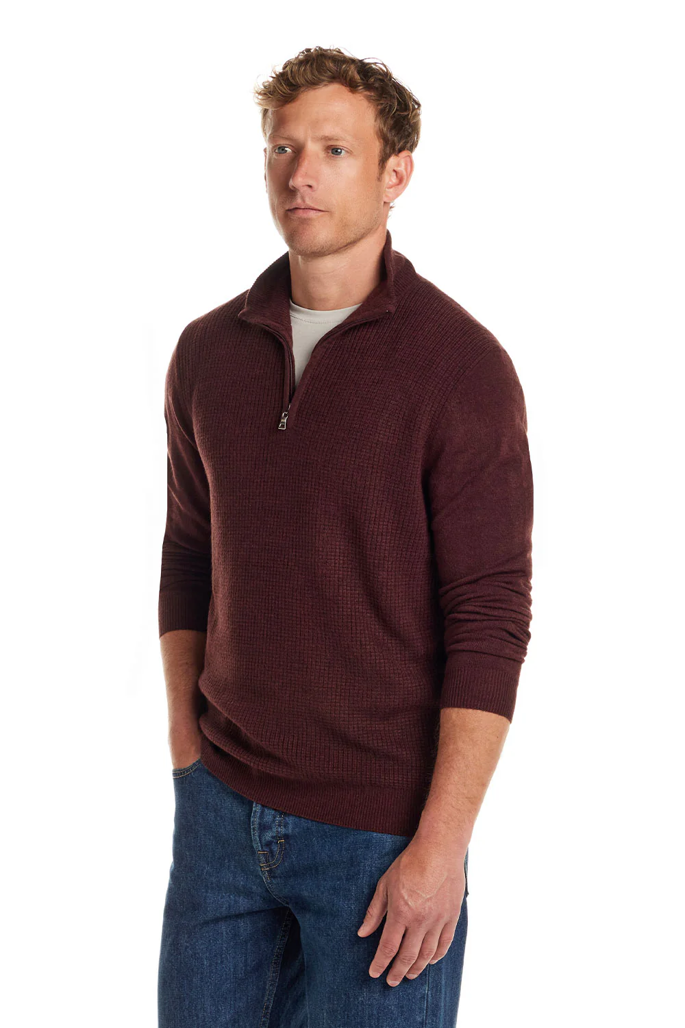 Weatherproof Vintage Soft Touch Quarter Zip for Men - Image 3