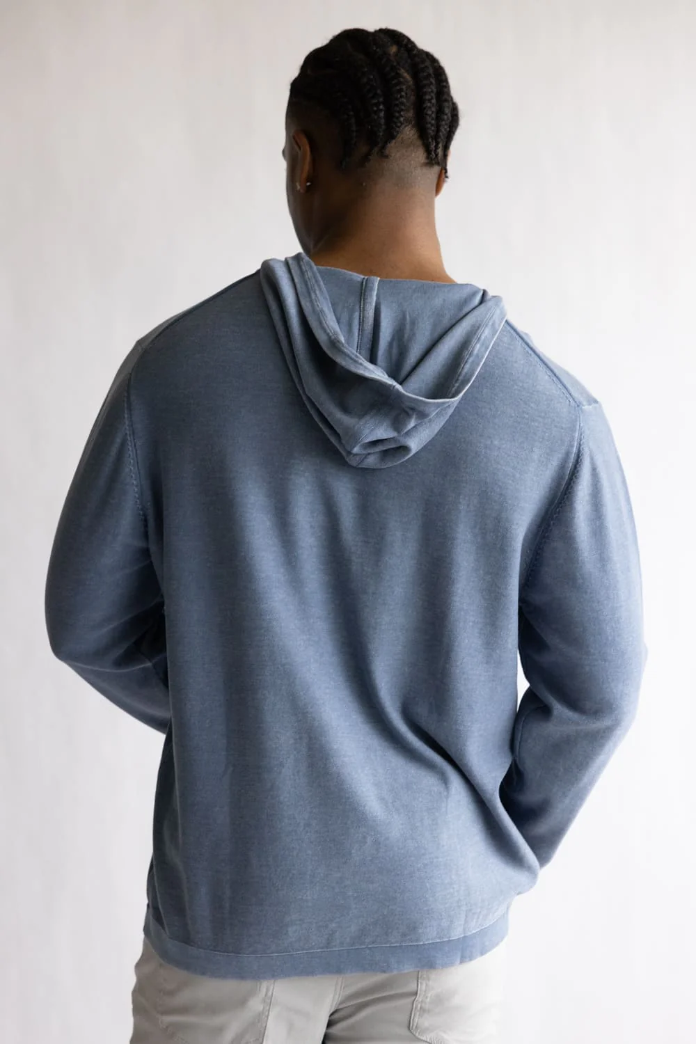 Weatherproof Vintage Stonewash Hoodie for Men in Insignia Blue | S2640734GK-INSIGNIABLUE - Image 3