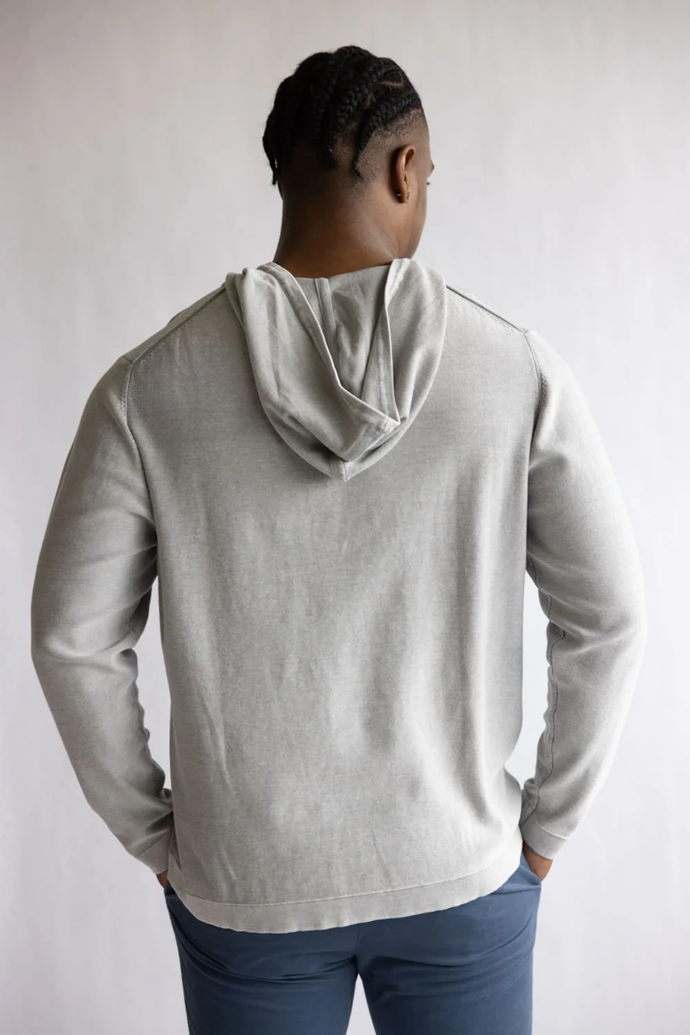 Weatherproof Vintage Stonewash Hoodie for Men in Ultimate Grey | S2640734GK-ULTIMATEGREY - Image 3