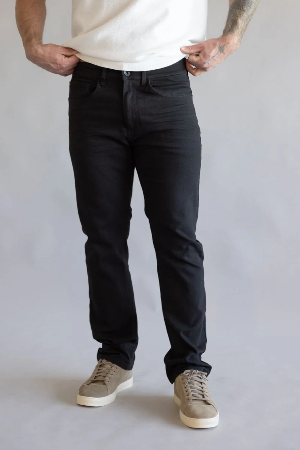 Weatherproof Vintage Straight Jeans for Men - Image 3