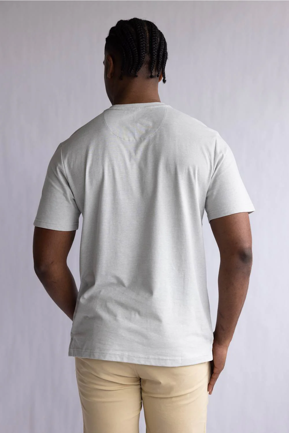Weatherproof Vintage Sueded Jersey T-Shirt for Men in Belgium Block | S2631875GK-BELGIUM BLOCK - Image 3