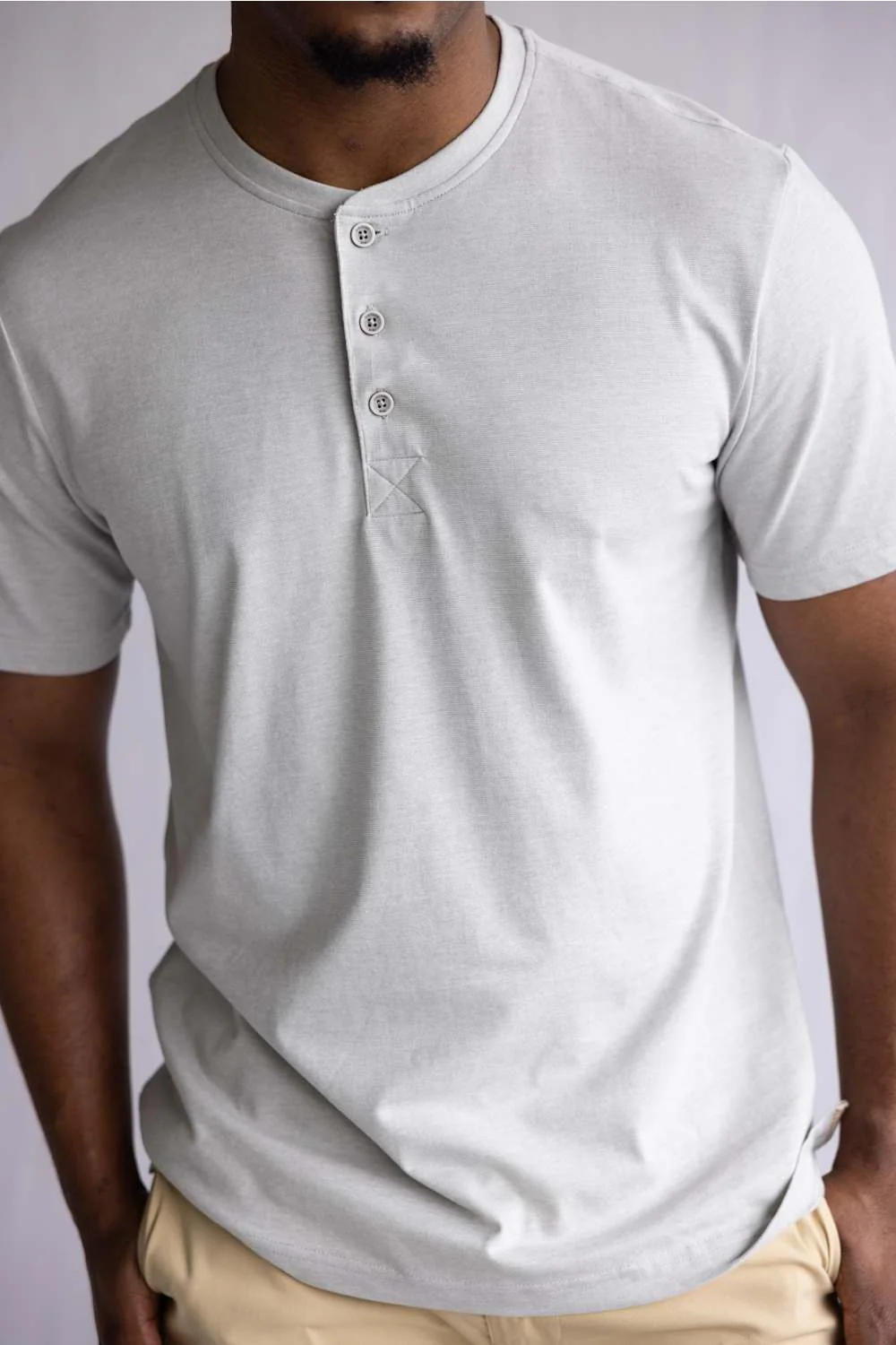 Weatherproof Vintage Sueded Jersey T-Shirt for Men in Belgium Block | S2631875GK-BELGIUM BLOCK - Image 4