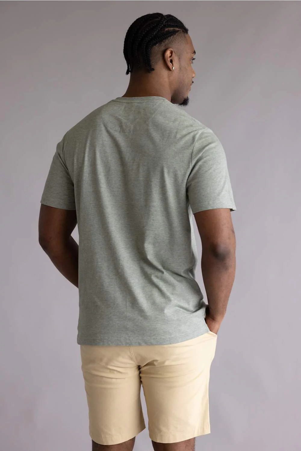 Weatherproof Vintage Sueded Jersey T-Shirt for Men in Sea Spray | S2631875GK-SEA SPRAY - Image 3