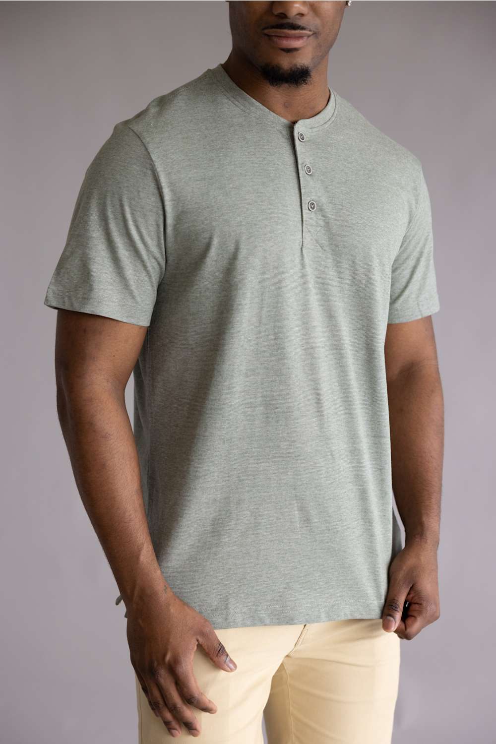 Weatherproof Vintage Sueded Jersey T-Shirt for Men in Sea Spray | S2631875GK-SEA SPRAY - Image 4