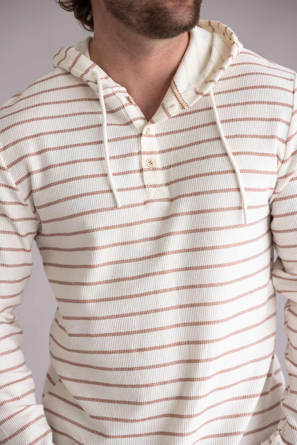 Weatherproof Vintage Summer Hoodie for Men in Crimson | S2631621GK-CRIMSON - Image 2