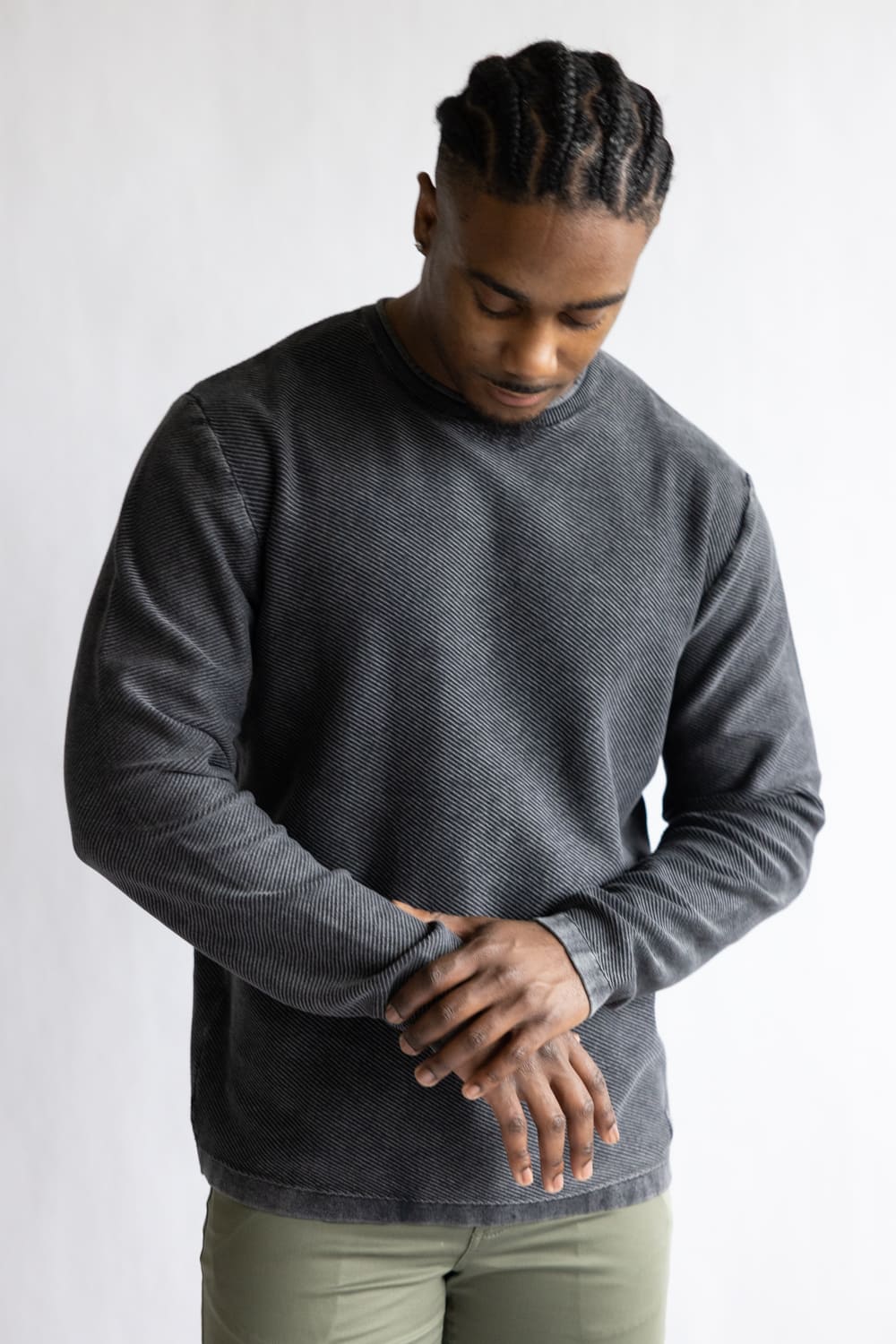 Weatherproof Vintage Twill Stonewash Roll Neck Sweater for Men - Image 2