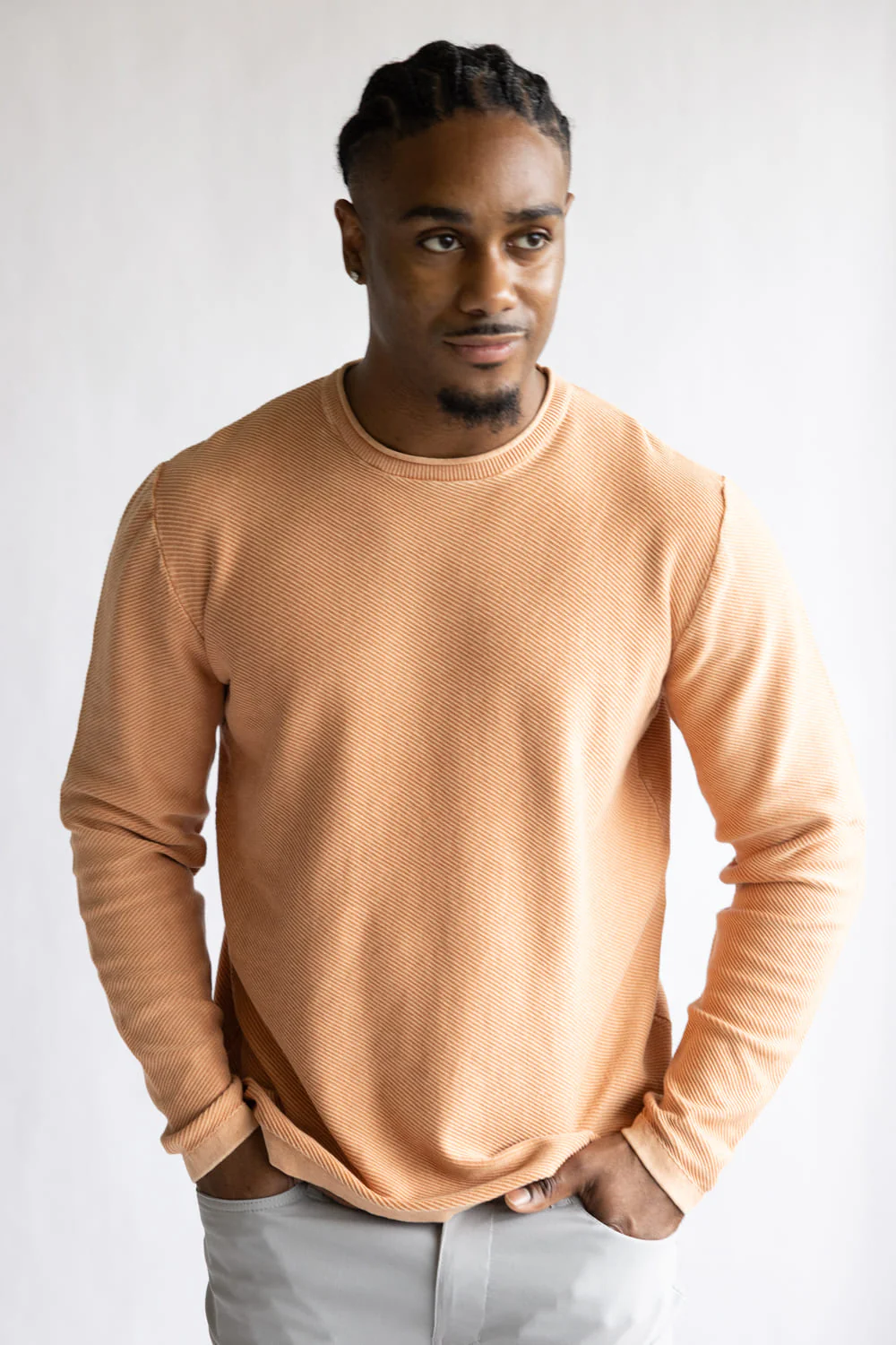 Weatherproof Vintage Twill Stonewash Roll Neck Sweater for Men - Image 5