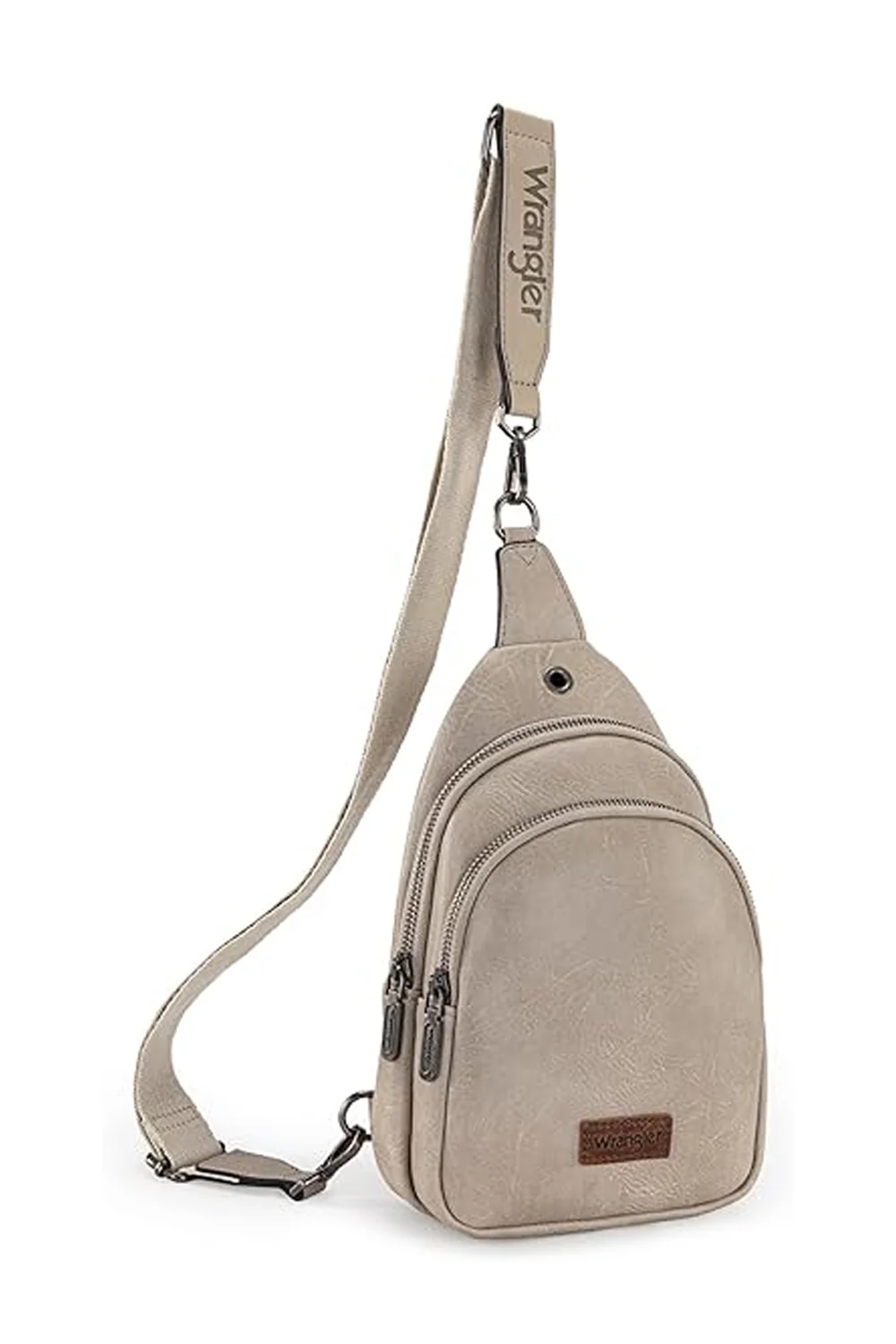 Wrangler Dual Zippered Crossbody Sling Bag for Women - Image 2