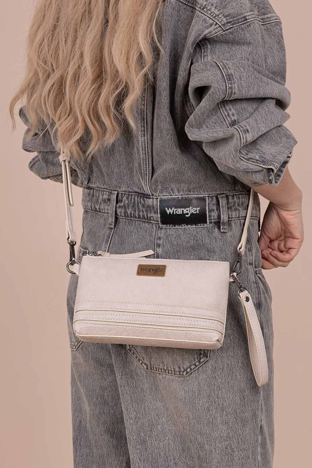 Wrangler Vegan Leather Mini Crossbody Purse for Women - Image 2